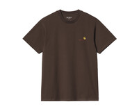 Carhartt WIP SS American Script T-shirt Organic Tobacco I0299.56.47.XX