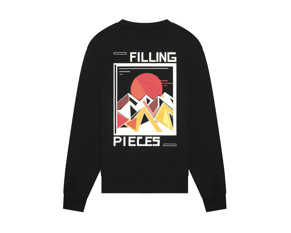Filling Pieces Clothing Sweatshirt Sunset Black 74517021 1861