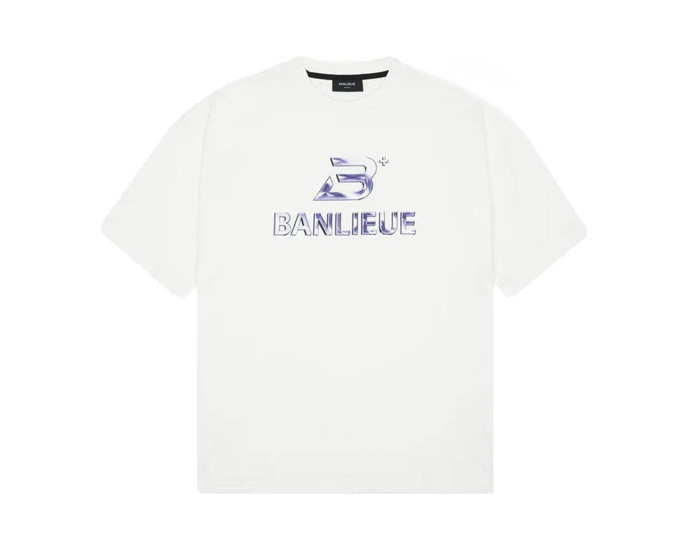 Clan de Banlieue B+ Chrome T-Shirt White BPLUS-FW23-TS03-050