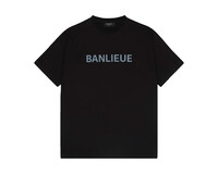 Clan de Banlieue B+ Reflective Print T-Shirt Black BPLUS-FW23-TS05-200