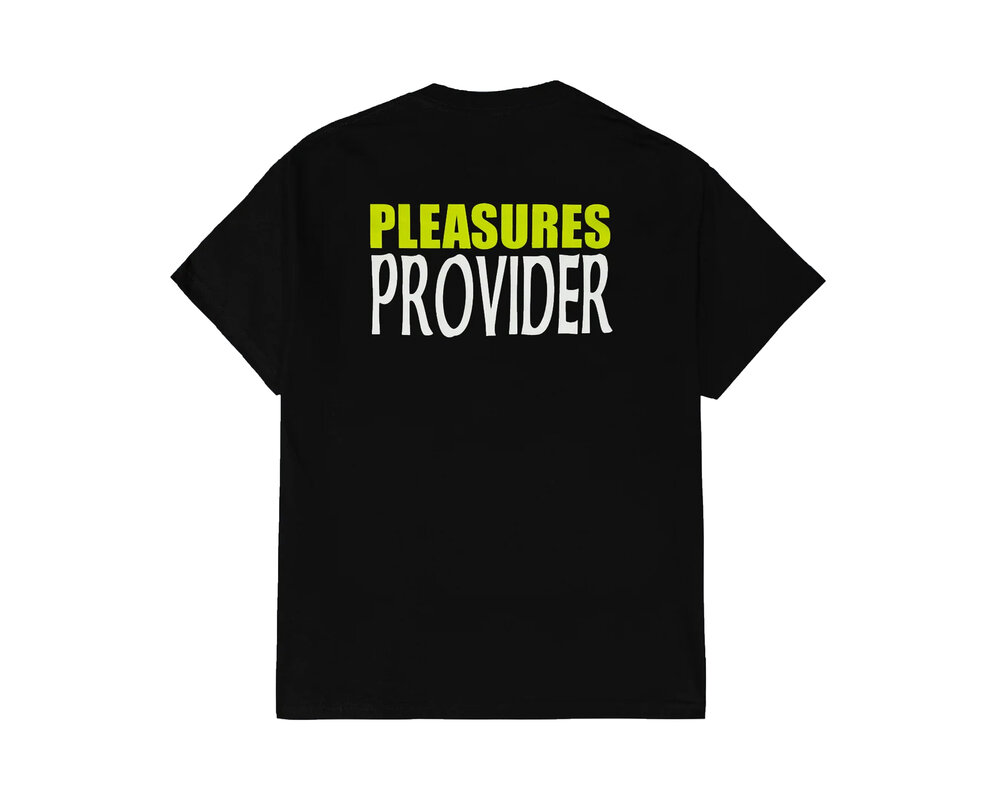 Pleasures Provider T-shirt Black P23N005