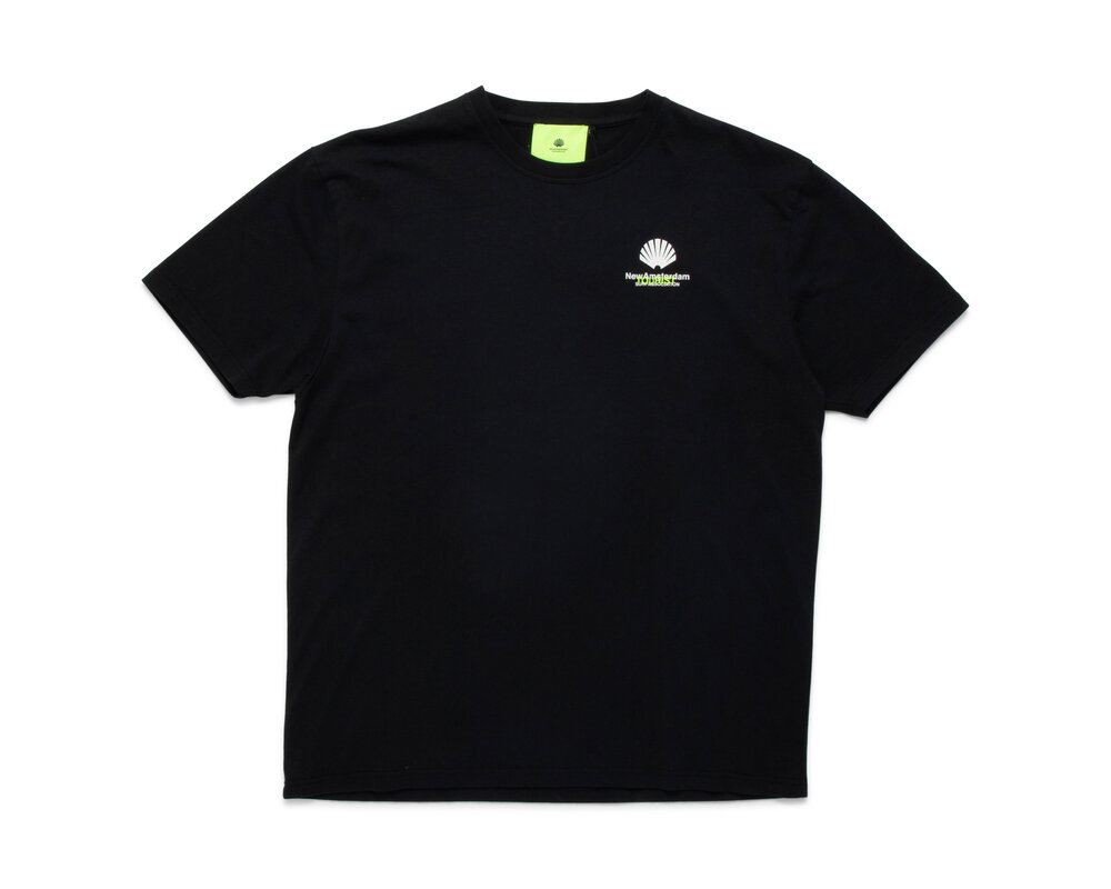 New Amsterdam Surf Association Logo Tourist Tee Black 2401137002