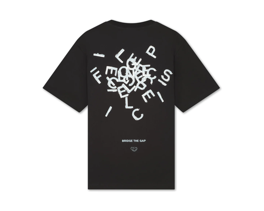 Filling Pieces Clothing T-Shirt Alphabet Black 7440500 1901