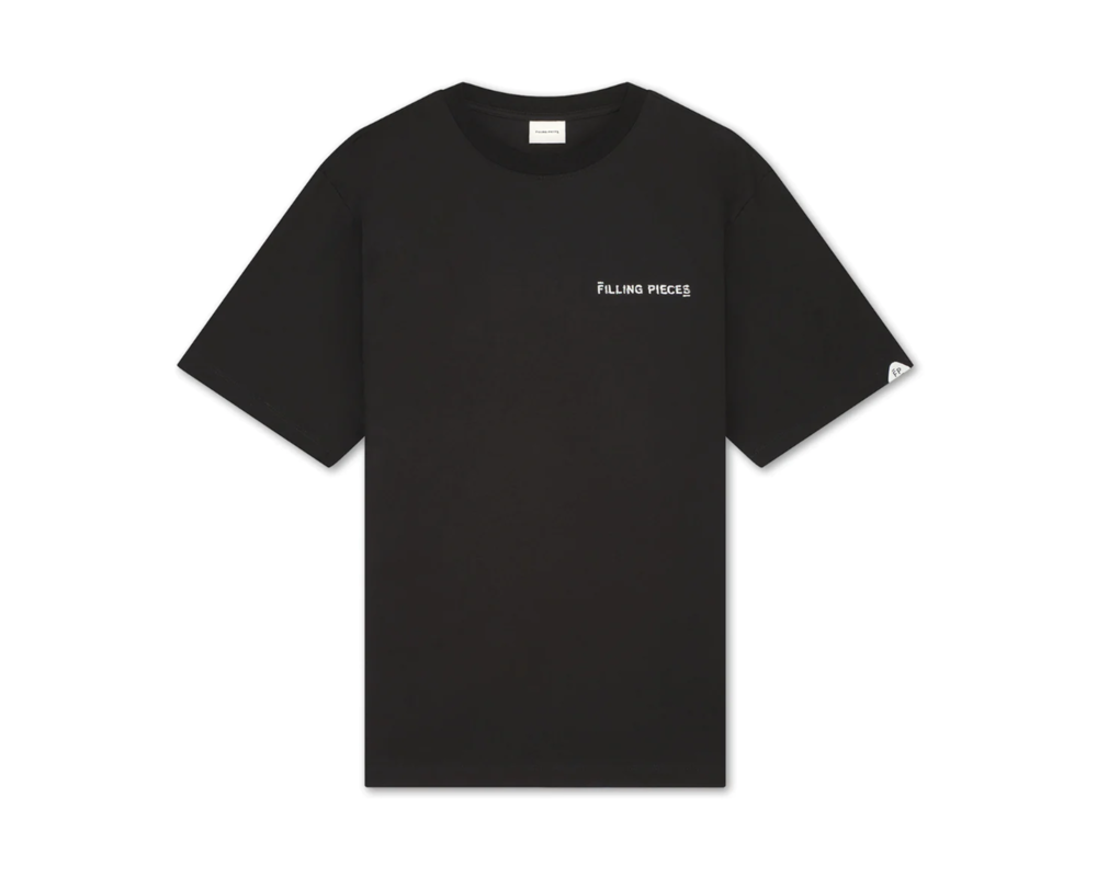 Filling Pieces Clothing T-Shirt Alphabet Black 7440500 1901