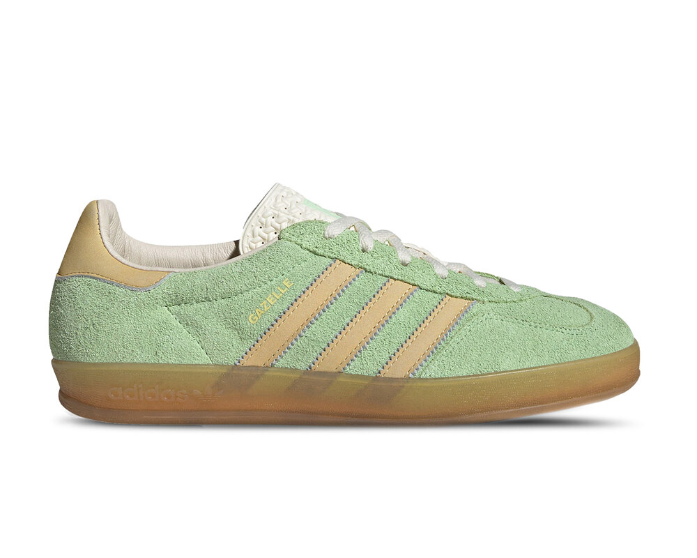 Adidas Gazelle Indoor W Semi Green Spark Almost Yellow Cream White IE2948