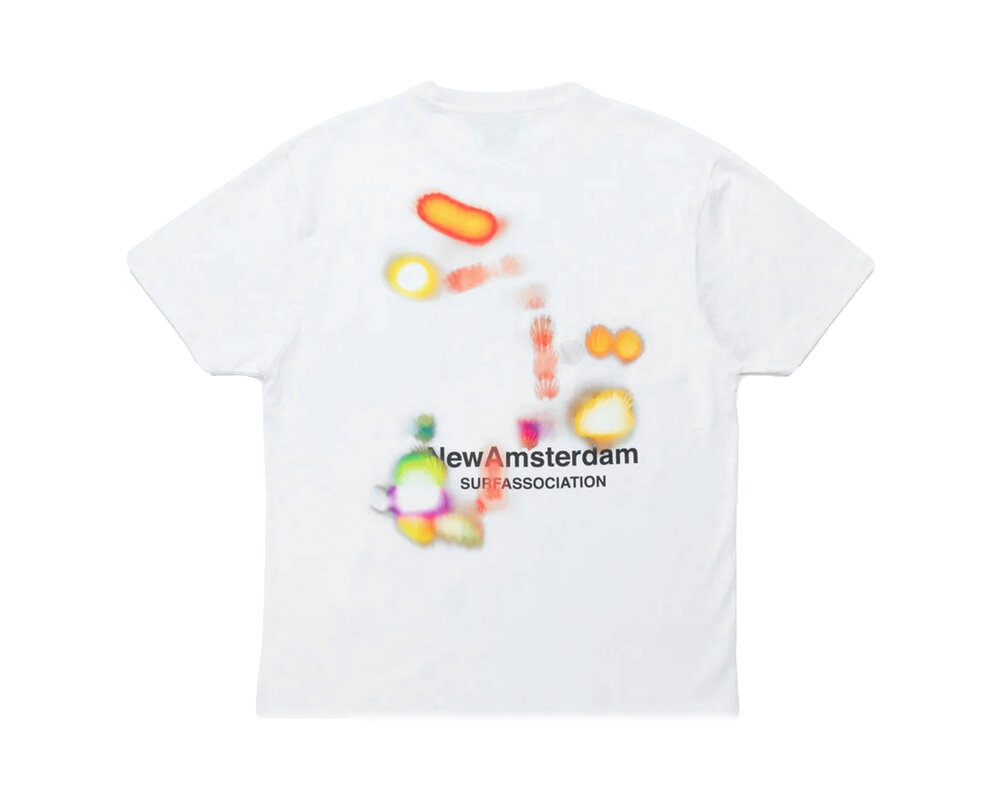 New Amsterdam Surf Association Night Lights Tee White 2401101002