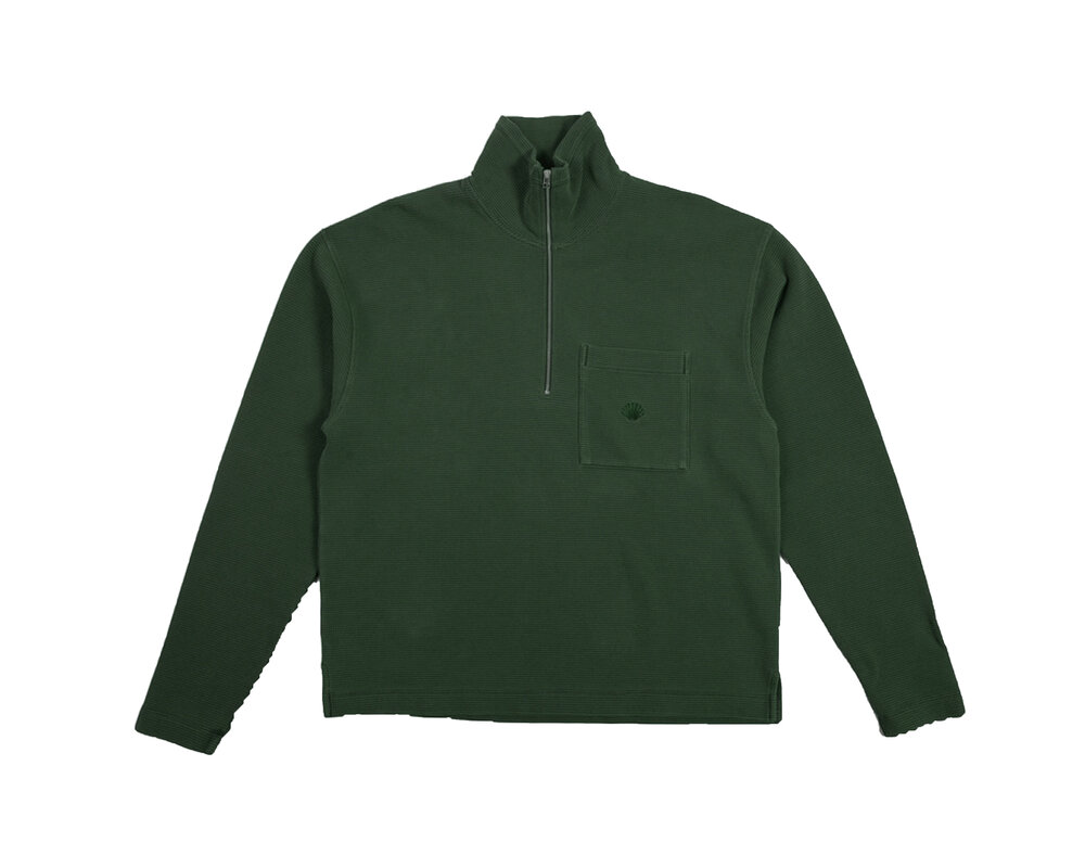 New Amsterdam Surf Association Tide Half Zip Forest Green Green 2401162002