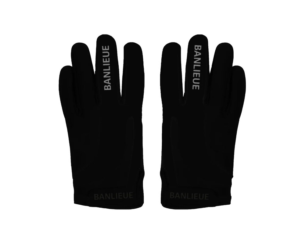 Clan de Banlieue B+ Gloves Black Corydalis Blue BPLUS-FW23-ACC05