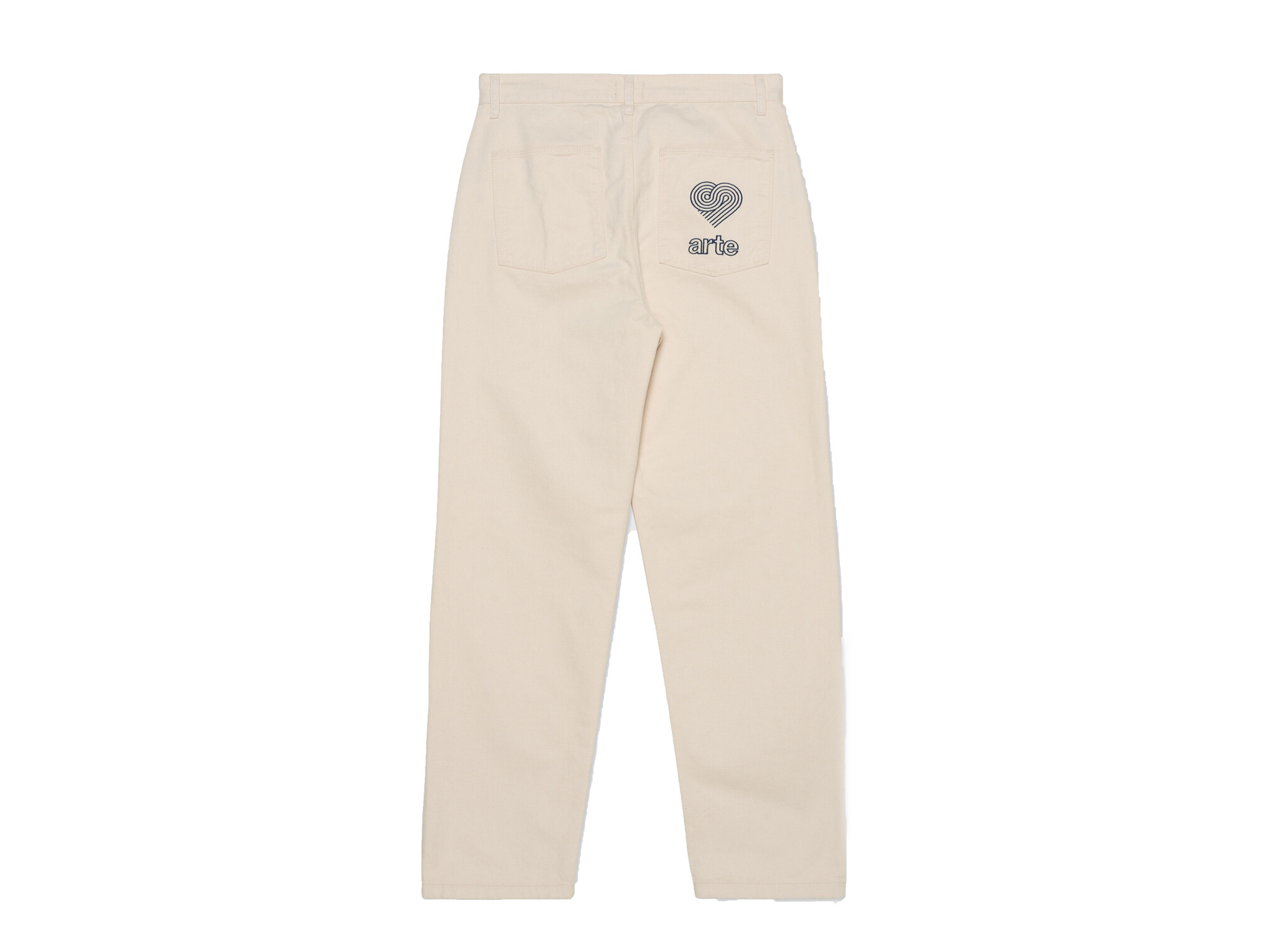 Arte Antwerp Paul Pocket Pants Logo Cream SS23 078P Bruut