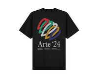Arte Antwerp Teo Back Hearts T-Shirt Black SS24 033T