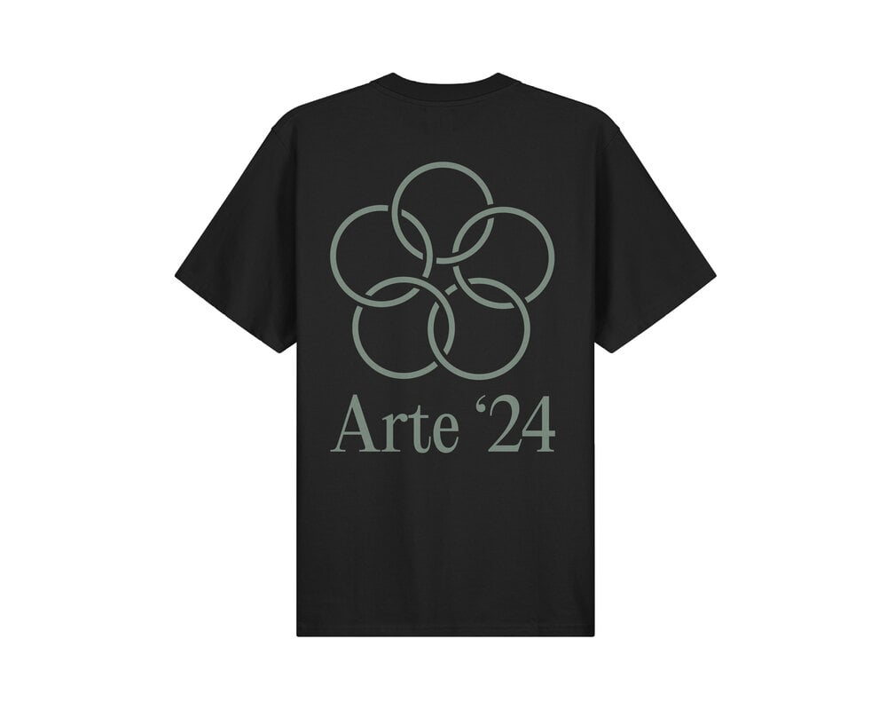 Arte Antwerp Teo Back Rings T-Shirt Black SS24 032T