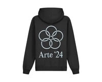 Arte Antwerp Hank Back Rings Hoodie Black SS24 049H