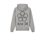 Hank Back Rings Hoodie Grey SS24 049H Arte Antwerp Hank Back Rings Hoodie Grey SS24 049H
