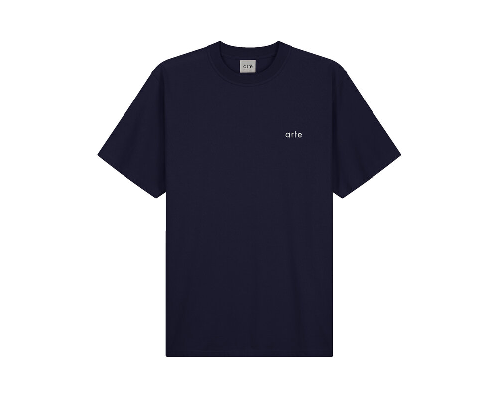 Arte Antwerp Teo Back Team T-Shirt Navy SS24 026T