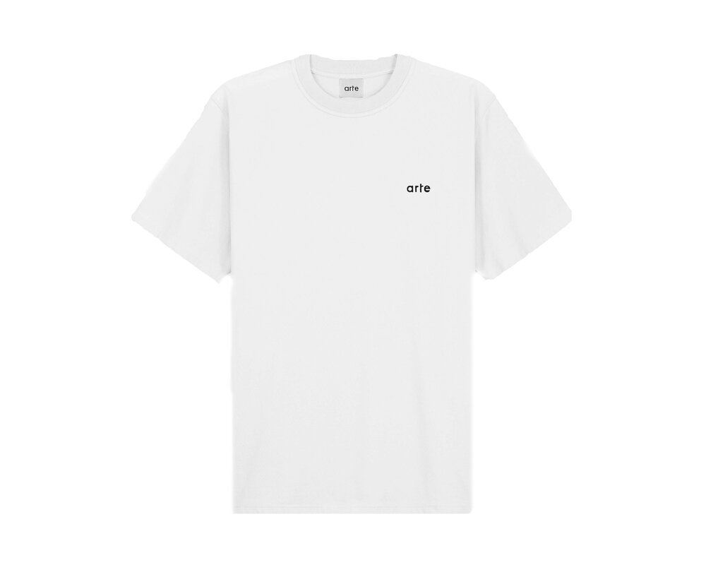 Arte Antwerp Teo Back Rings T-Shirt White SS24 032T