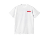 Carhartt WIP S/S Fast Food T-Shirt White Red I033249.1WZ.XX.03