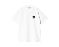 Carhartt WIP S/S Heart Bandana T-Shirt White Black Stone Washed 1033116.00A.06.03