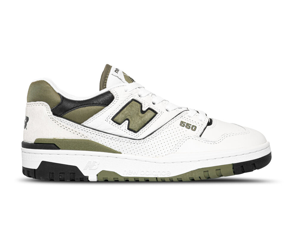 New Balance BB550 White Dark Olivine BB550DOB