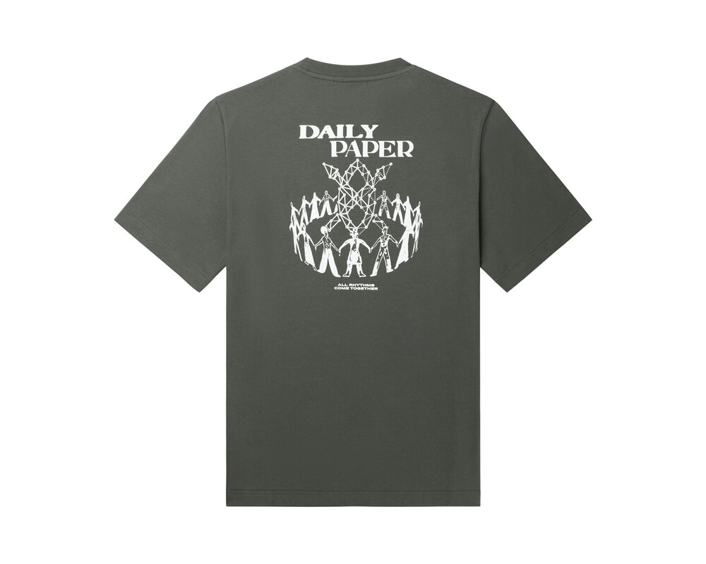 Daily Paper Hand In Hand SS T-Shirt Chimera Green 2411102