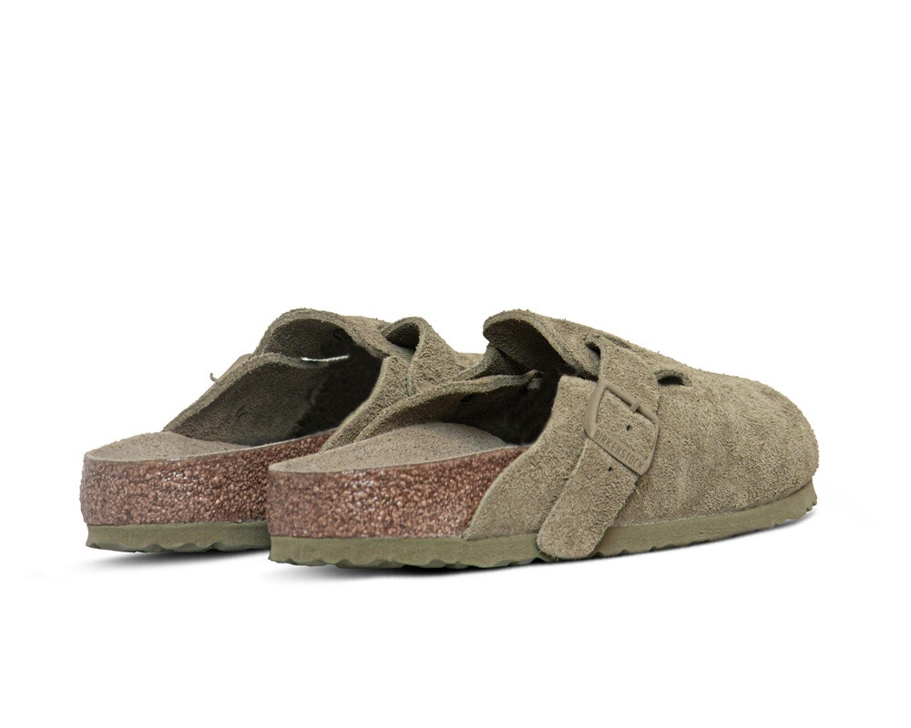 Birkenstock Boston SFB LEVE Faded Khaki 1019108