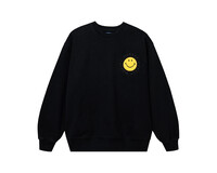 Market by Market Smiley Vintage Wash Crewneck Black 396000975 0034