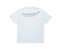 New Amsterdam Surf Association Logo Tee White Green 2401125007