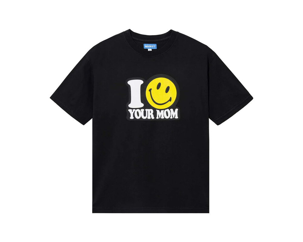 Market by Market Smiley Your Mom T shirt Black 399001775 0001