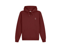 Arte Antwerp Hank Small Heart Hoodie Bordeaux SS24 051H