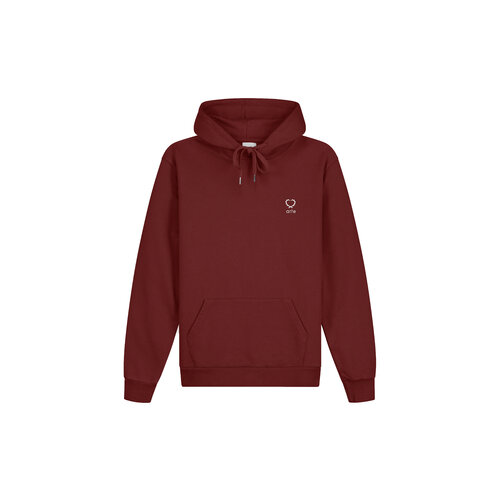 Hank Small Heart Hoodie Bordeaux SS24 051H