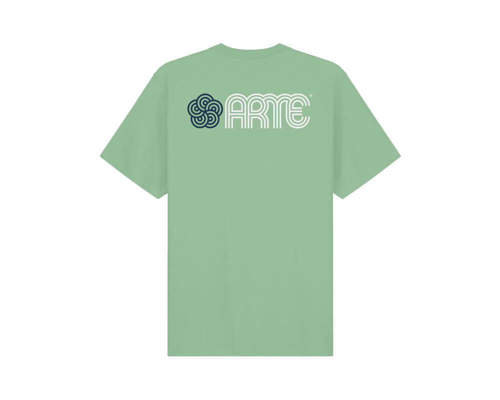 Arte Antwerp Teo Circle Flower T-shirt Green SS24 020T