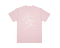 Bisous T-shirt SS Cigarette Light Pink SS24 23