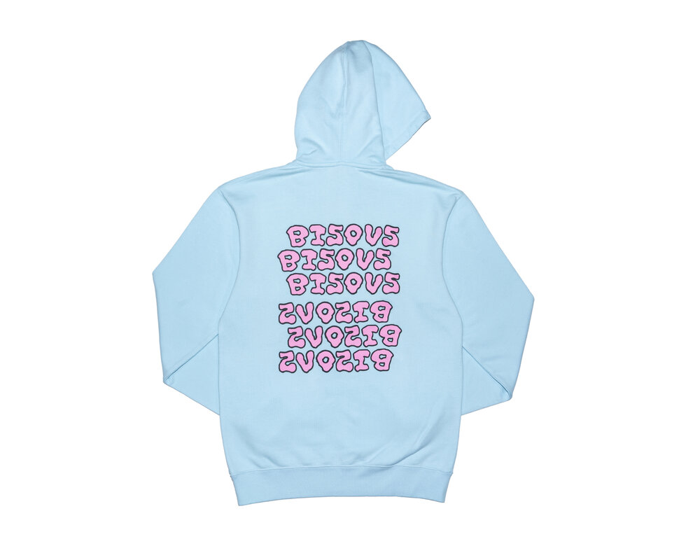 Bisous Hoodie Slime Cool Blue SS24 14