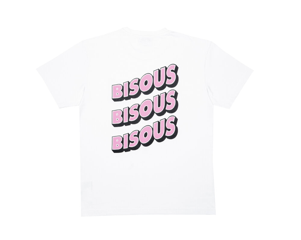 Bisous T-shirt SS Sonics White SS24 22