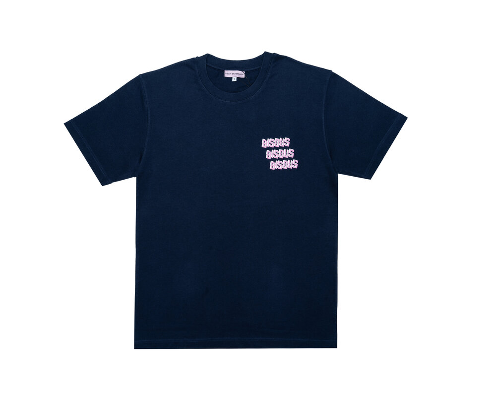 Bisous T-shirt SS Bisous x3 Navy SS24 37