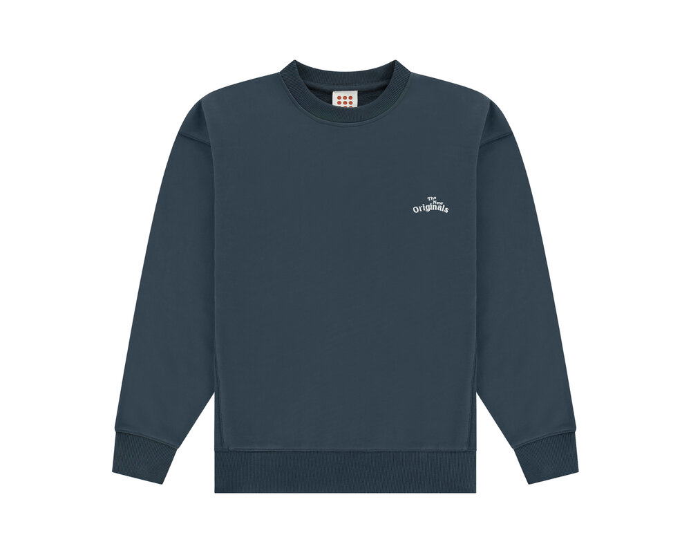 The New Originals Workman Crewneck Stock Navy TNO356