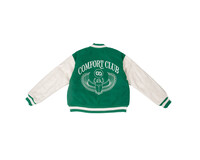 Comfort Club Ankh Of Life Varsity Jacket Emerald Green CC44001 502