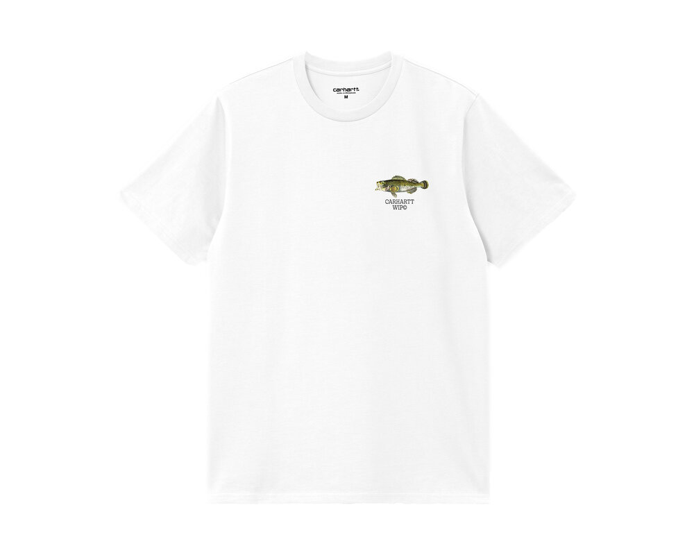 Carhartt WIP SS Fish T-Shirt Cotton White I033120.02.XX.03