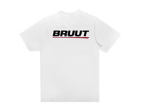 Bruut Logo T-shirt White Red BT2300 012