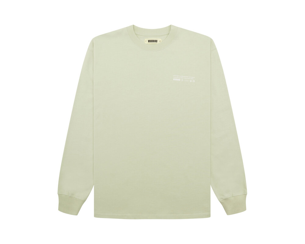 Woodbird WBHanes Tech Longsleeve  Mint Green 2416 404