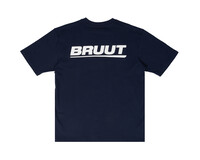 Bruut Logo T-shirt Navy White BT2300 016