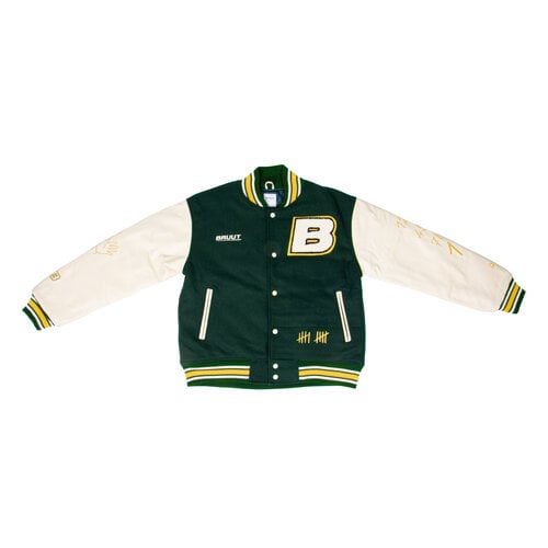 Anniversary Varsity Jacket Green BT2300 032