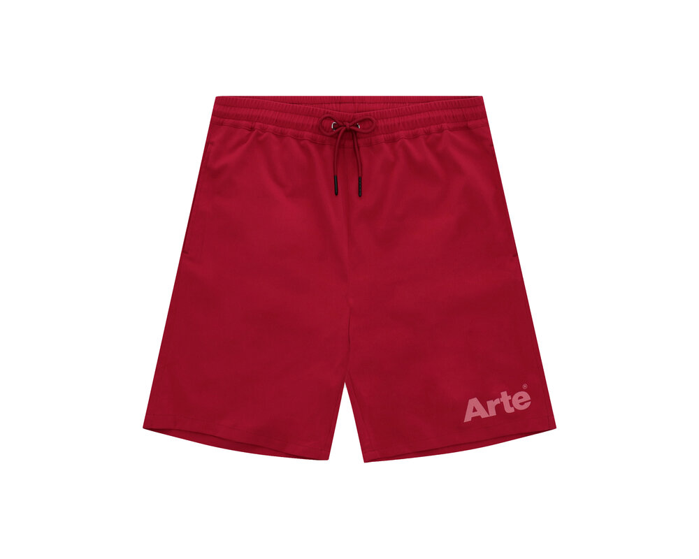 Arte Antwerp Samuel Logo Shorts Bordeaux SS24 127SHO