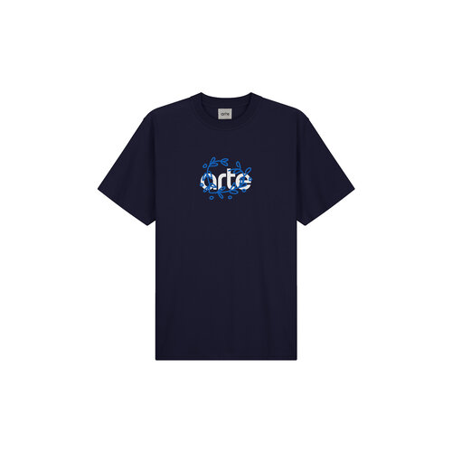 Teo Arte Front T-shirt Navy SS24 017T