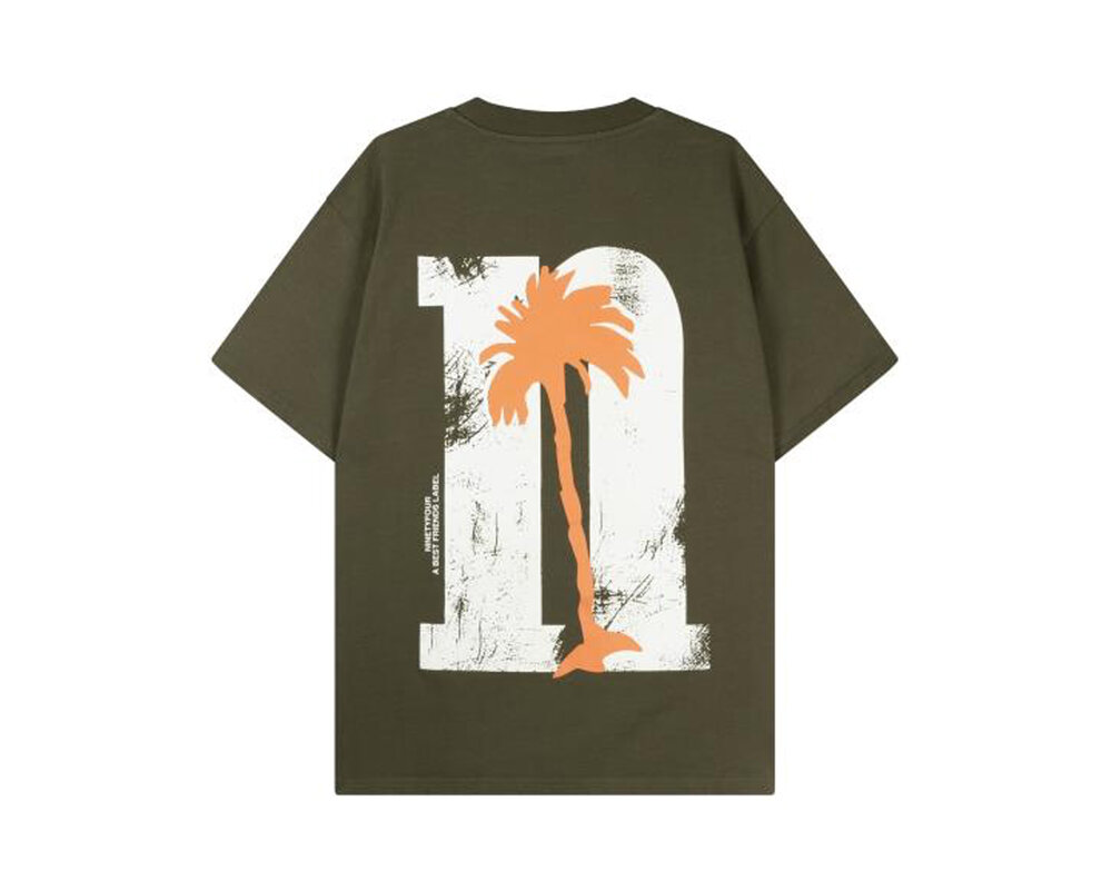 NINETYFOUR ABFL Palms T-shirt Green NNTF96