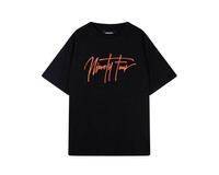 NINETYFOUR Signature Orange T-shirt Black NNTF95