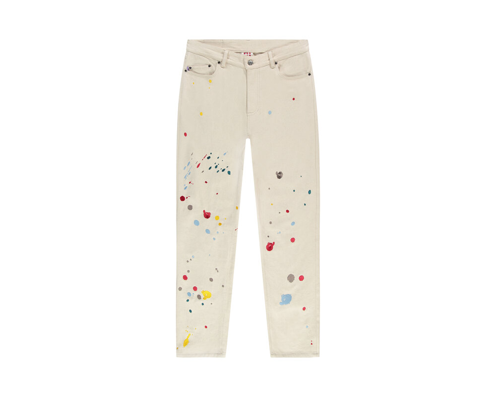 The New Originals Freddy Paint Jeans White Alyssum TNO360