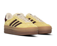 Adidas Gazelle Bold W Almost Yellow Maroon Wonder White IF5937