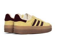 Adidas Gazelle Bold W Almost Yellow Maroon Wonder White IF5937