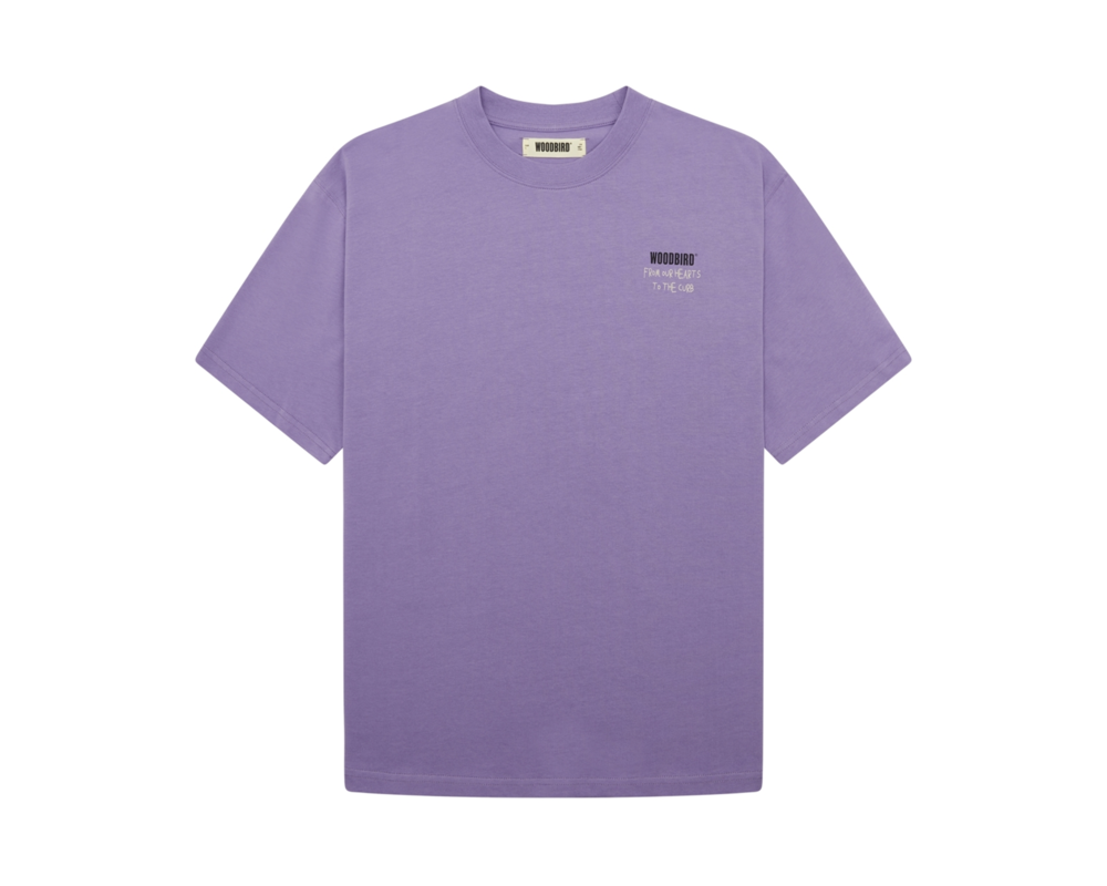 Woodbird WBBaine State Tee Purple 2426 409