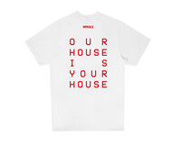 Bruut X Cartel Our House Is Your House Tee White BT2300 095